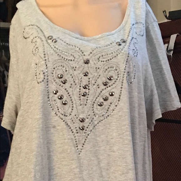 A Fashion Bug really cool beaded size 2X top. - Picture 3 of 6